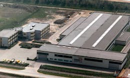 Aerial view of Böckler Strasse from 1988