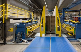 Palettenladestation und Plattform Palettenladestation und Plattform