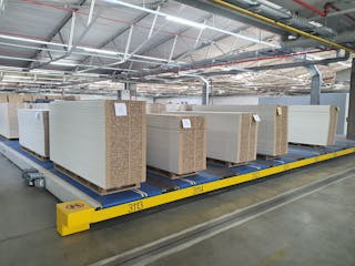 Zwischenlager zum Nachreifen von Holzwerkstoffplatten Zwischenlager zum Nachreifen von Holzwerkstoffplatten